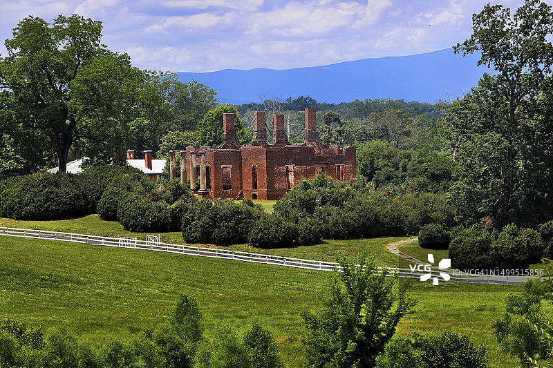 种植园宅邸遗址图片素材