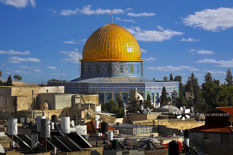 阿克萨清真寺圆顶图片素材