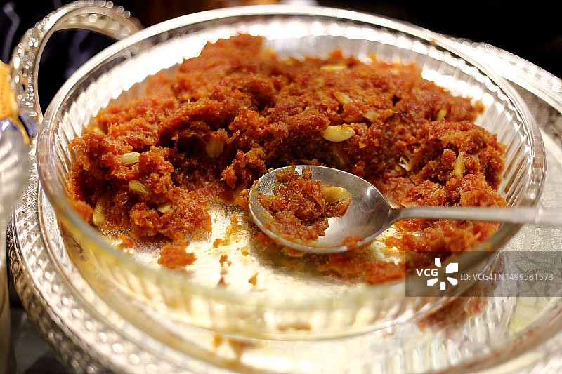 自制印度胡萝卜布丁图片素材