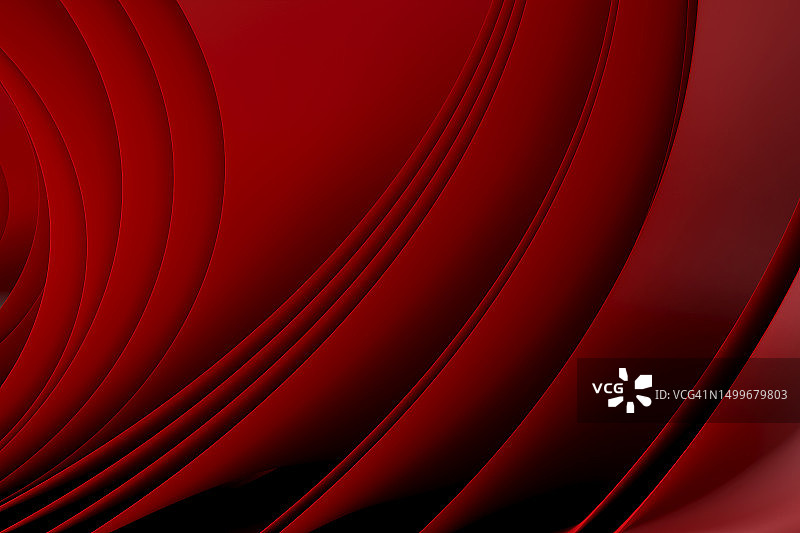 红色和黑色分层抽象背景3D图案图片素材
