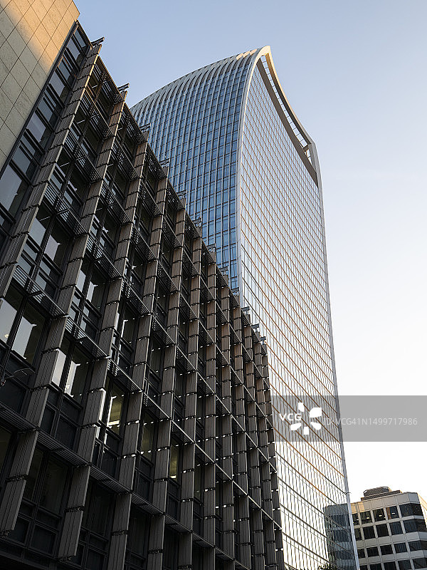 伦敦金融城金融建筑外观图片素材