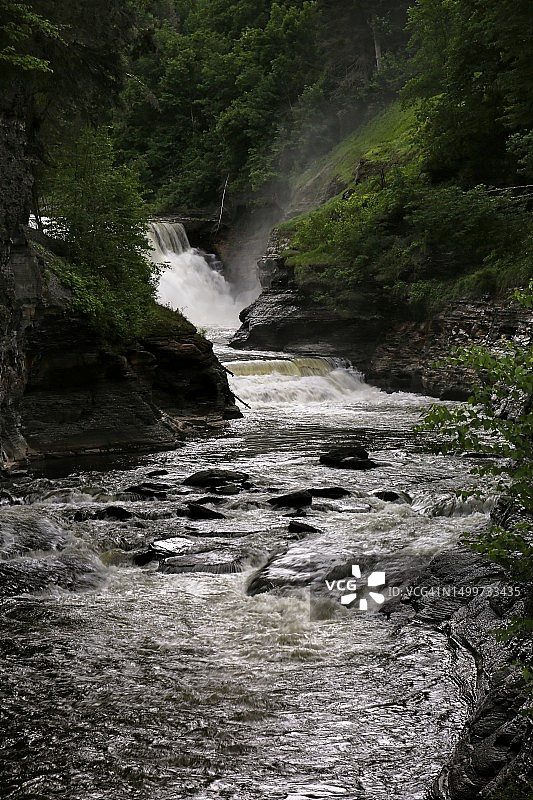 莱奇沃思州立公园下瀑布图片素材