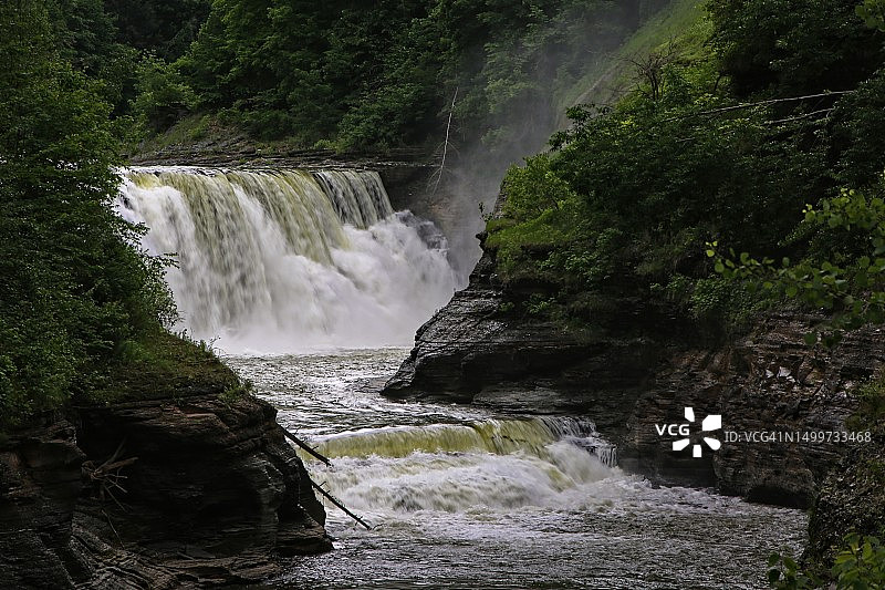 莱奇沃思州立公园下瀑布图片素材