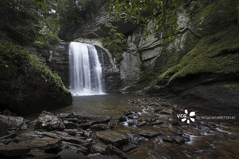 皮斯加国家森林公园，观景瀑布图片素材