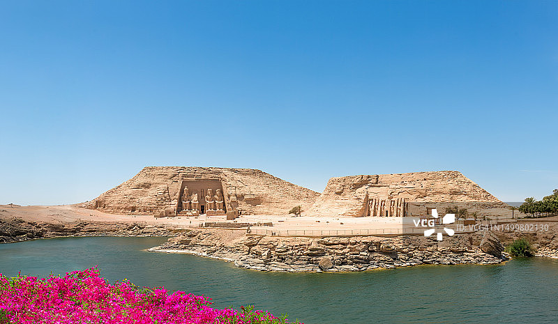 阿布辛贝，埃及图片素材