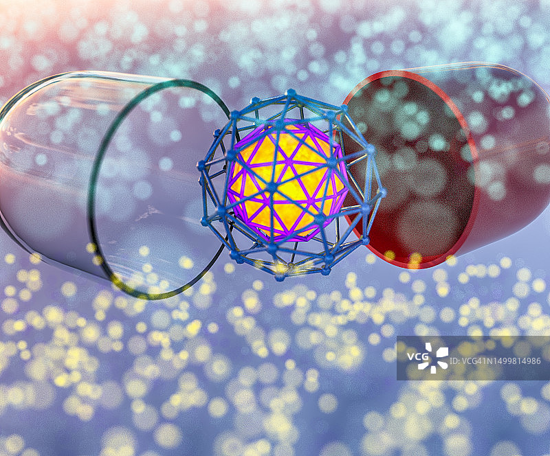 用于未来健康的纳米胶囊图片素材