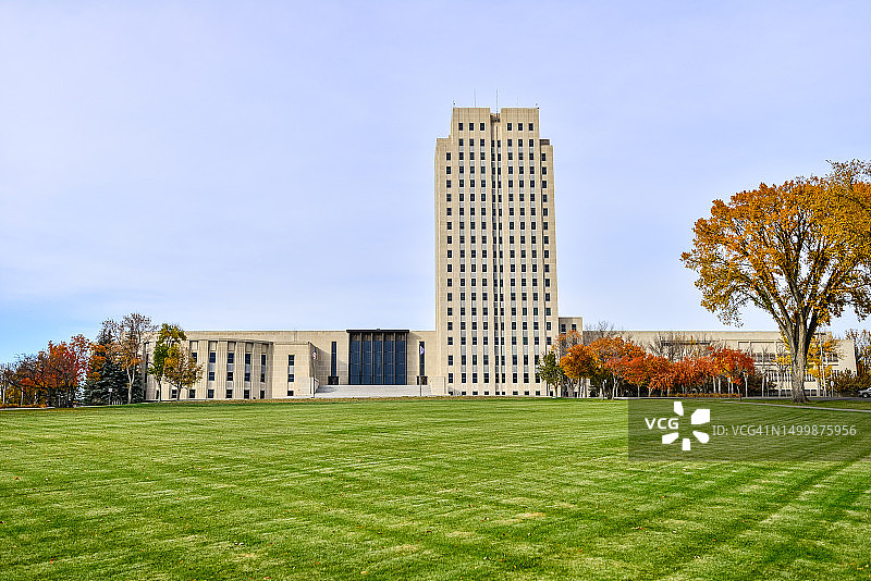 北达科他州议会大厦图片素材