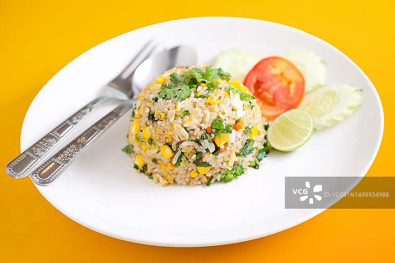 泰式炒饭图片素材