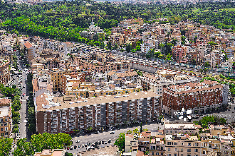 罗马高空景色图片素材