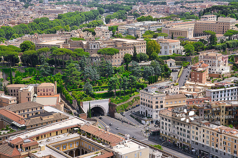 罗马高空景色图片素材