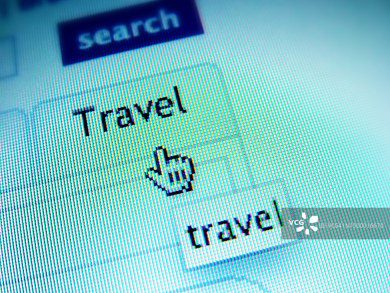 网页上的旅行按钮图片素材