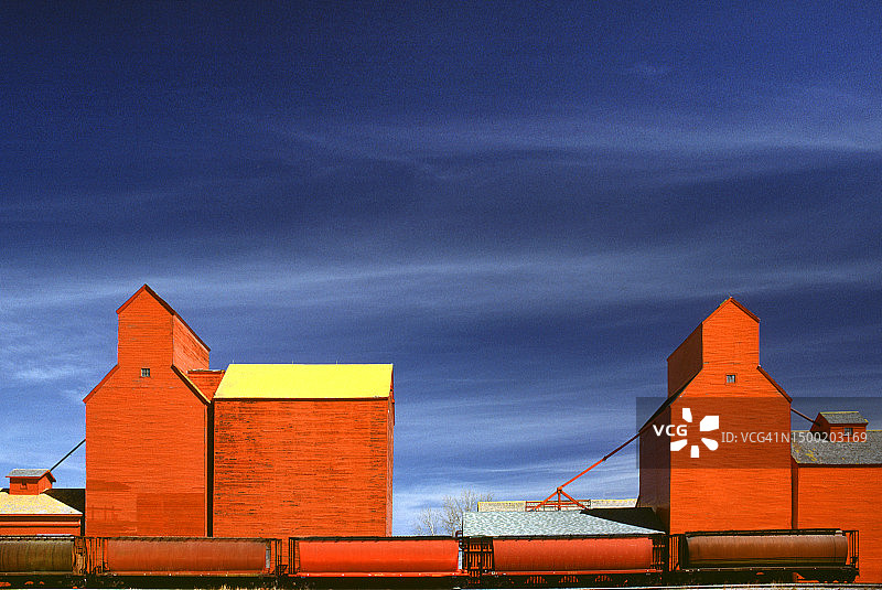 粮仓景观图片素材