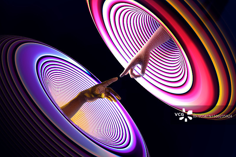 触摸虚拟图片素材