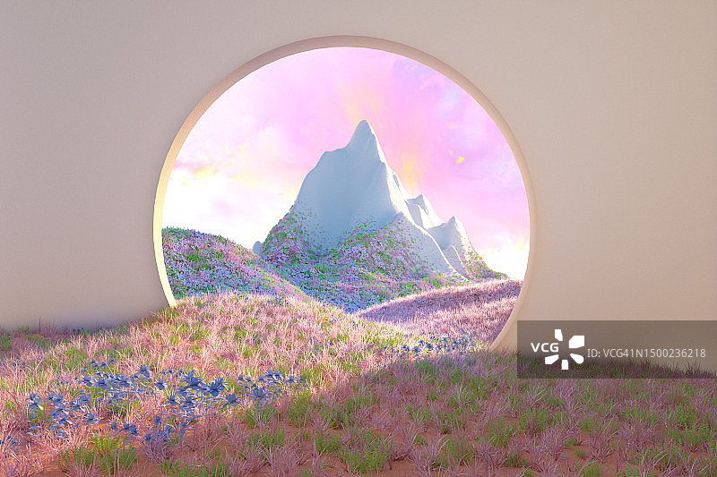 超现实室内设计图片素材