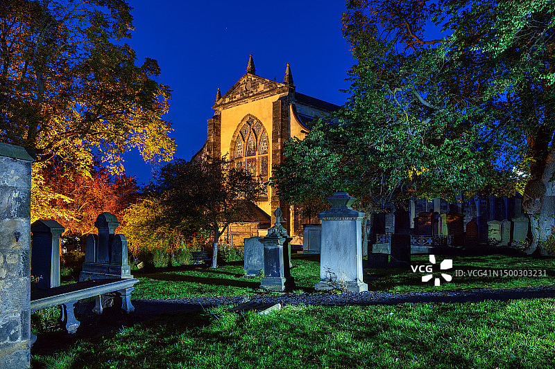 爱丁堡 - 格雷夫莱尔教堂墓地图片素材