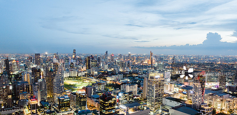 曼谷城市天际线图片素材