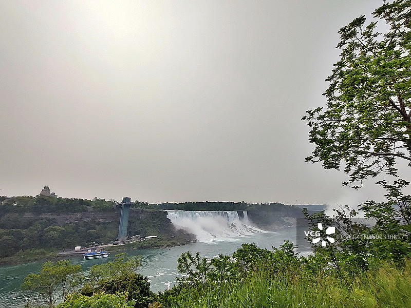 尼亚加拉瀑布/马蹄瀑布/安大略省/加拿大图片素材