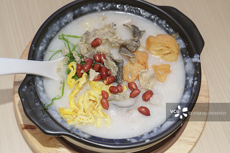 港式艇仔粥图片素材