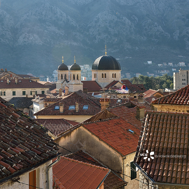 黑山科托尔市镇景观图片素材