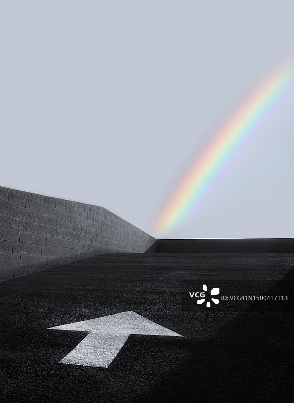 彩色彩虹图片素材