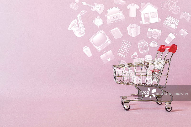 网上购物概念图片素材