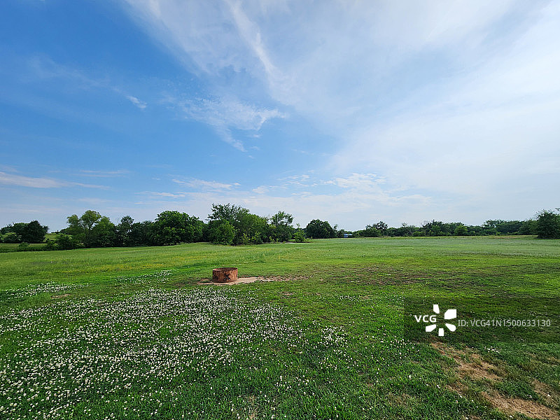美国俄克拉荷马州田野风光图片素材