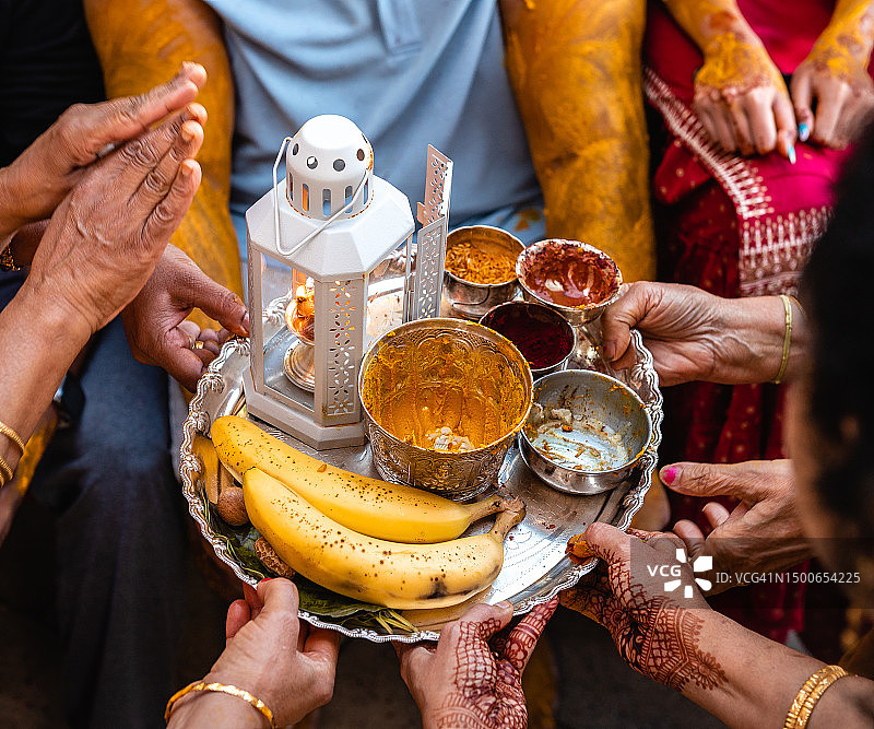 传统印度婚礼庆典和仪式图片素材