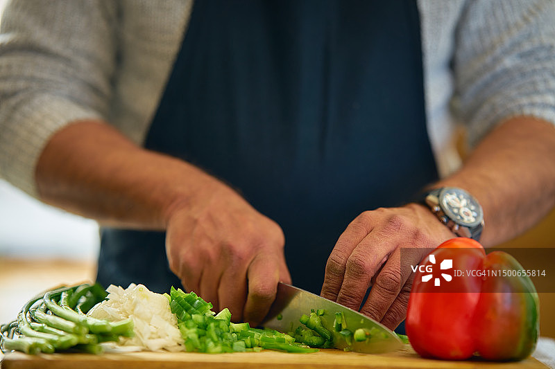 我在西班牙马德里Algete做饭图片素材