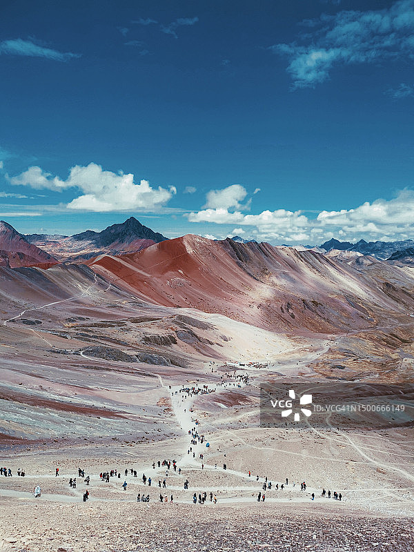 美国德克萨斯州布鲁斯特县的美丽山景图片素材