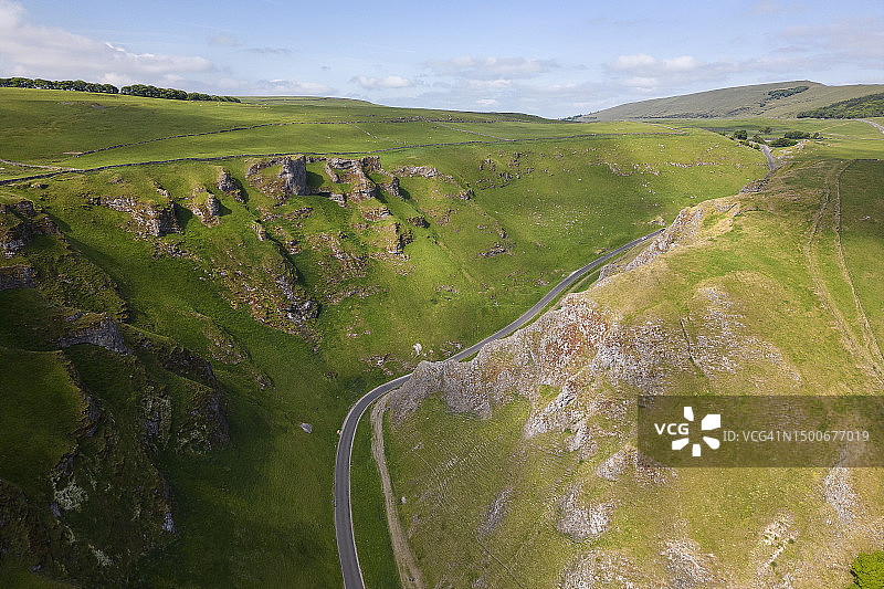 峰区温纳茨隘口航拍图片素材