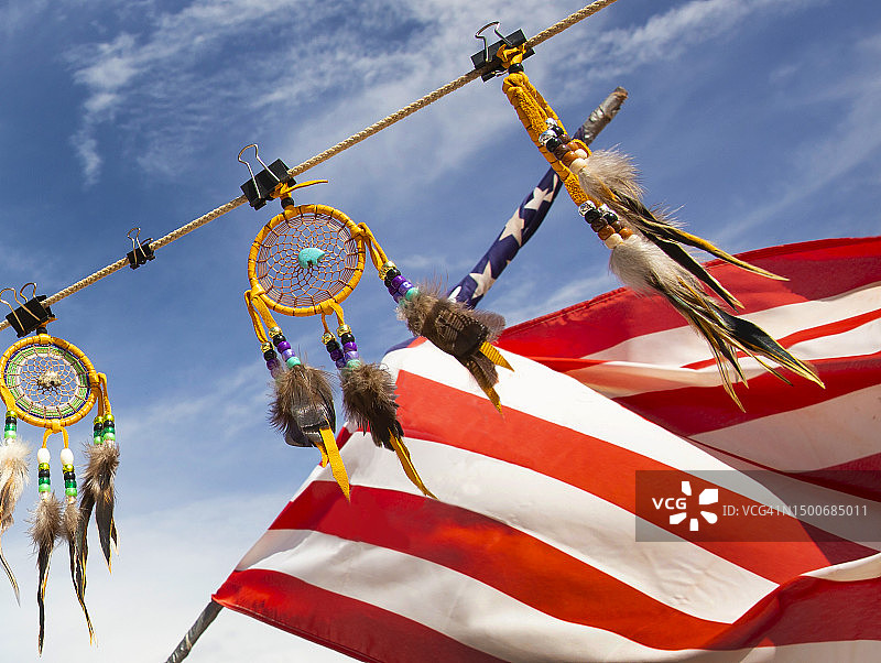 风中的捕梦网图片素材