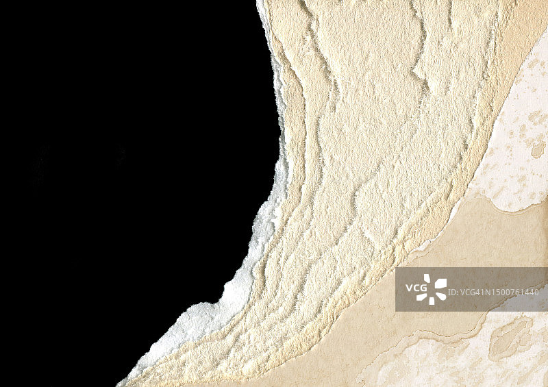 纸板的撕裂边缘图片素材