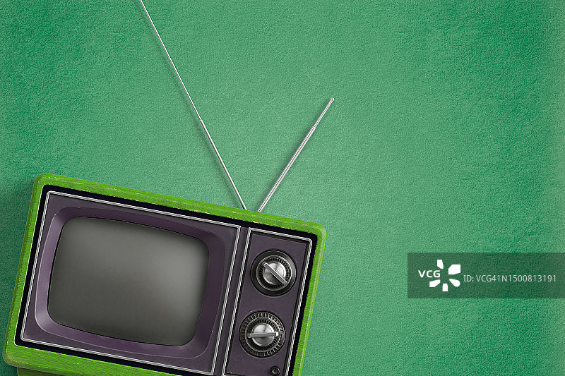 有复制空间的老式电视机图片素材