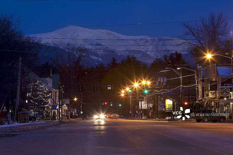 从北康威看到的华盛顿山图片素材