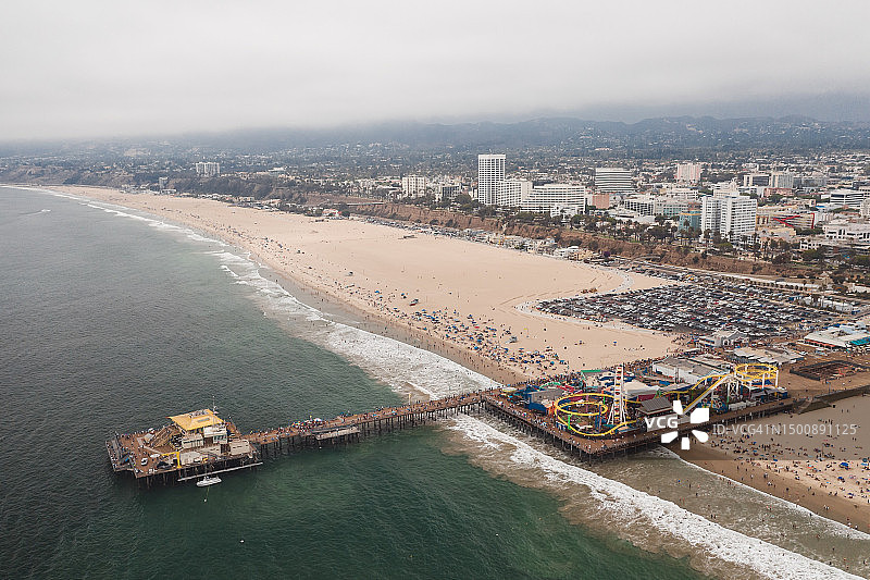 匈牙利：海港与临海建筑航拍图片素材