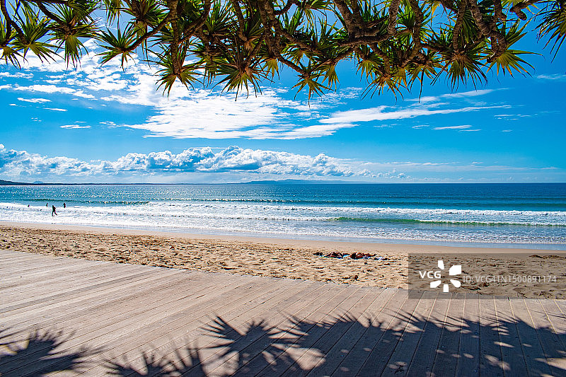 澳大利亚海滩与清澈海洋风光图片素材