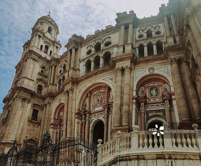 西班牙马拉加大教堂图片素材