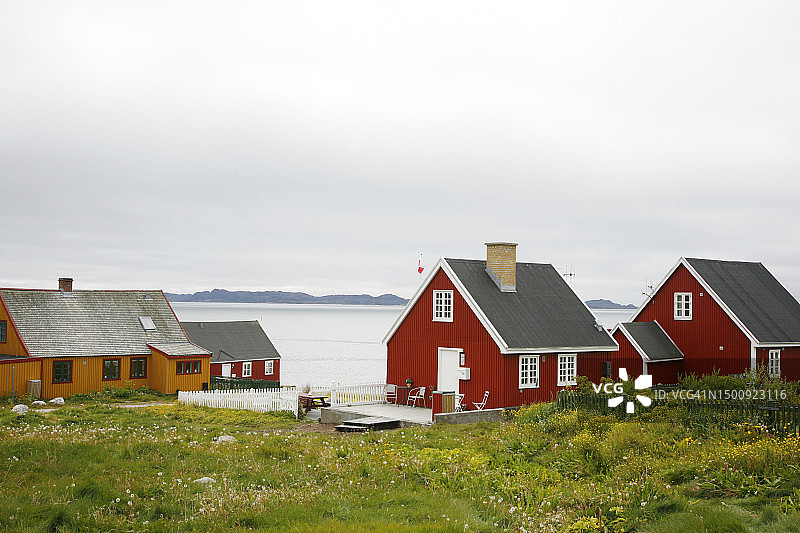 格陵兰努克Kolonihavn的房屋图片素材