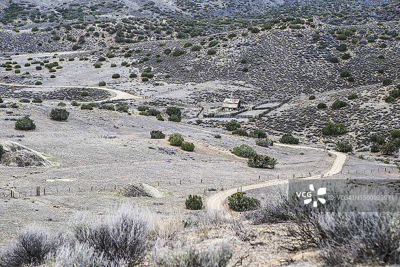 废弃的旧牧场图片素材