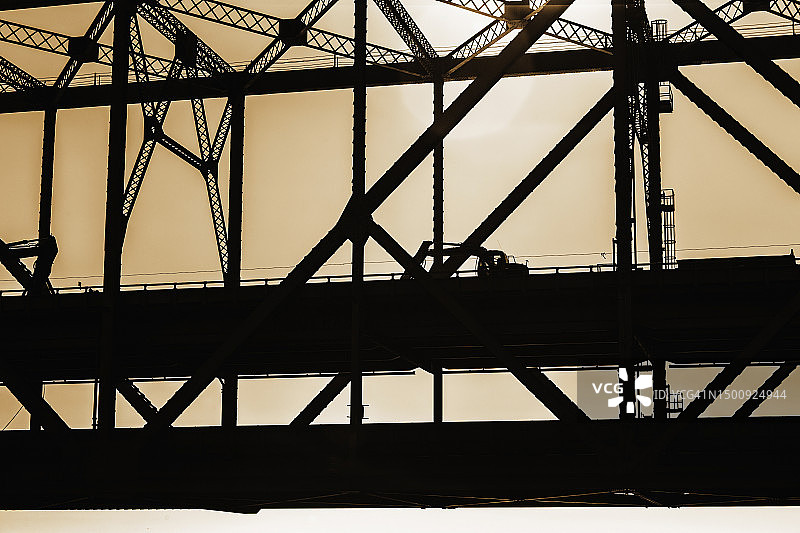 桥梁拆除图片素材