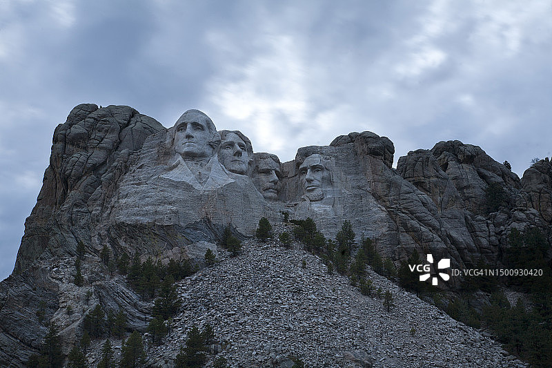 美国南达科他州拉什莫尔山国家纪念碑图片素材