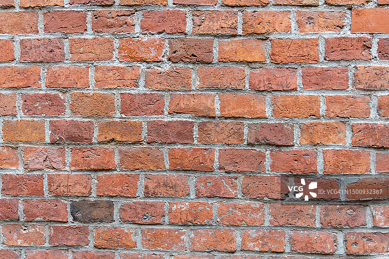 红色旧砖墙纹理背景图片素材