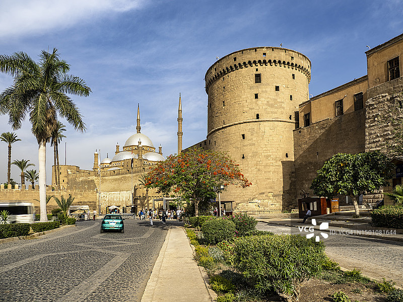 埃及开罗的穆罕默德·阿里清真寺图片素材