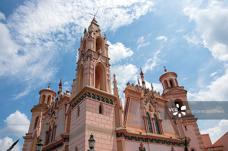 瓜达卢佩圣母教堂，墨西哥韦拉克鲁斯州科阿特佩克图片素材