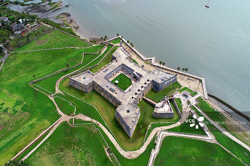 佛罗里达州圣奥古斯丁堡垒图片素材