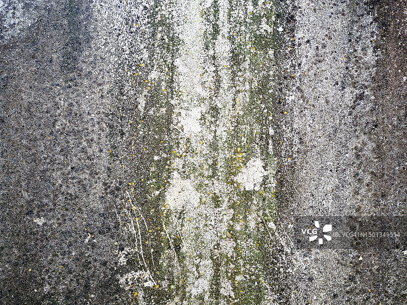 英国伦敦覆盖着地衣和苔藓的风化石墙图片素材