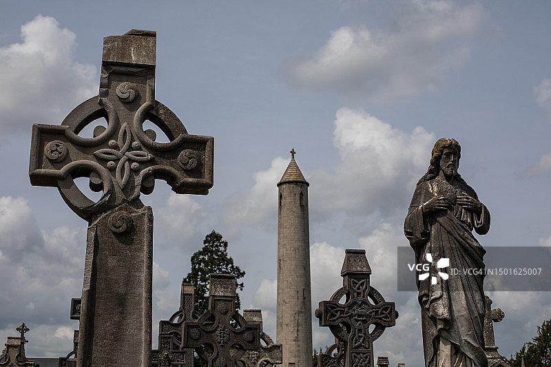 爱尔兰的坟墓图片素材