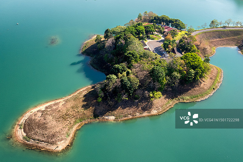 泰国素叻他尼府考索国家公园鸟瞰图图片素材