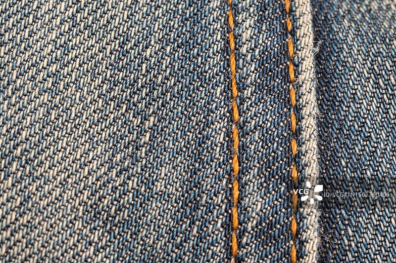 织物背景和牛仔纹理特写图片素材