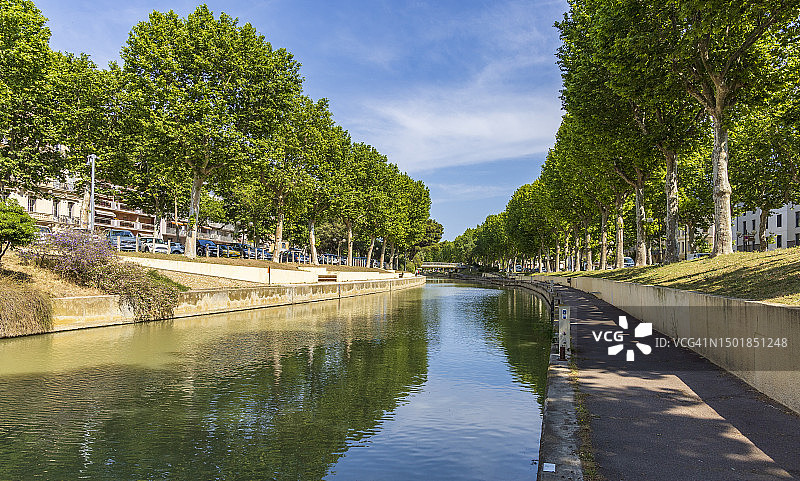 纳博讷的罗宾运河图片素材